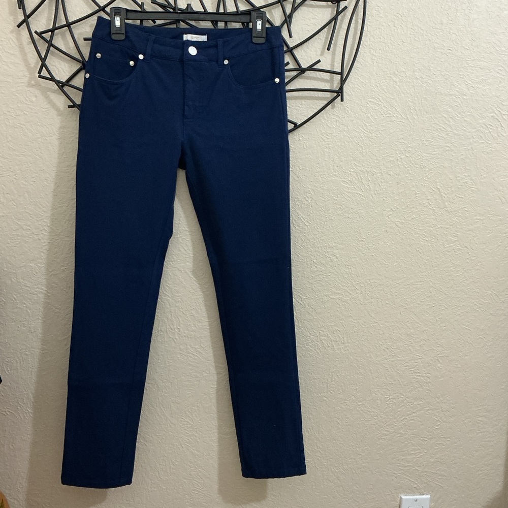 Eric Women's Stretch Skinny Jeans Royal Blue Size 4 - Picture 6 of 15